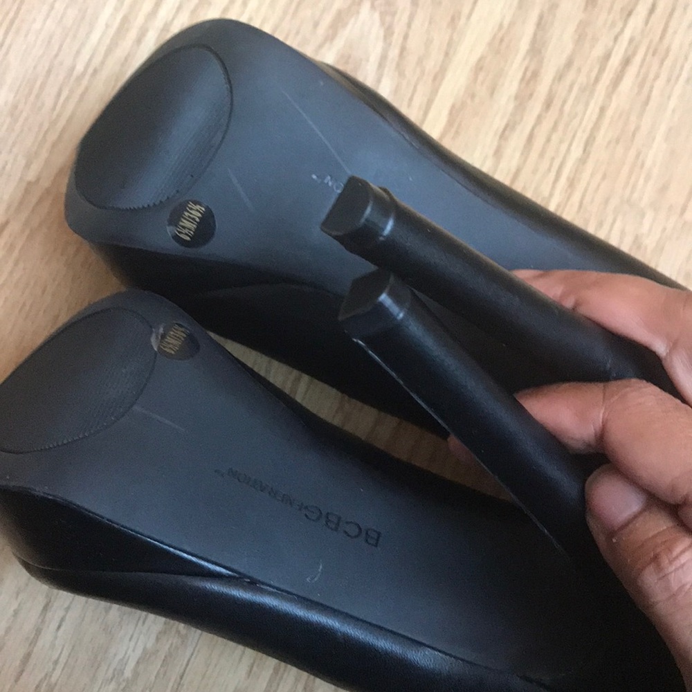 New! Bcbgeneration black platform stilettos - Picture 4 of 8